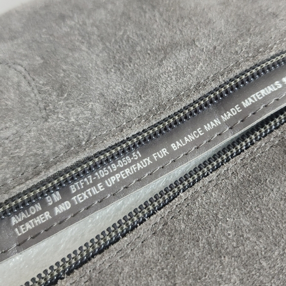 BareTraps Gray Sweater Cuff & Suede Faux Fur Lined Tall Boots 9 M Warm Winter - Picture 12 of 12